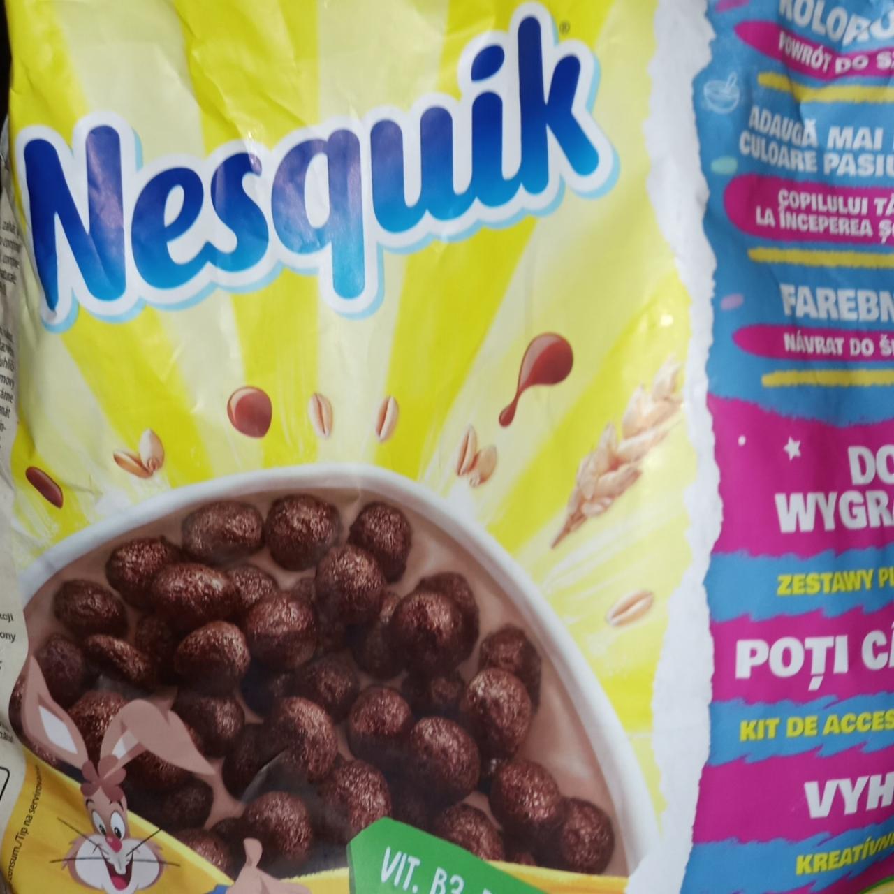 Zdjęcia - płatki śniadaniowe nesquik kuleczki czekoladowe