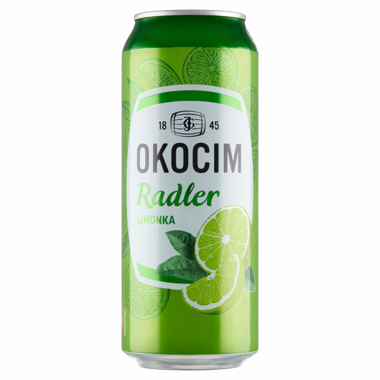 Zdjęcia - Okocim Piwo jasne malina z borówką amerykańską 500 ml