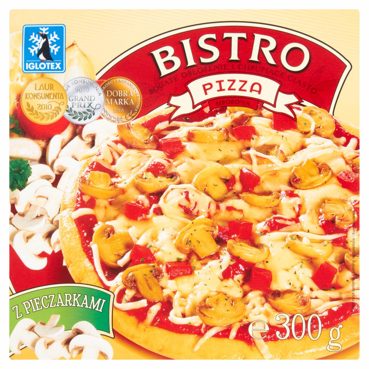 Zdjęcia - Iglotex Bistro Pizza mrożona z pieczarkami 300 g