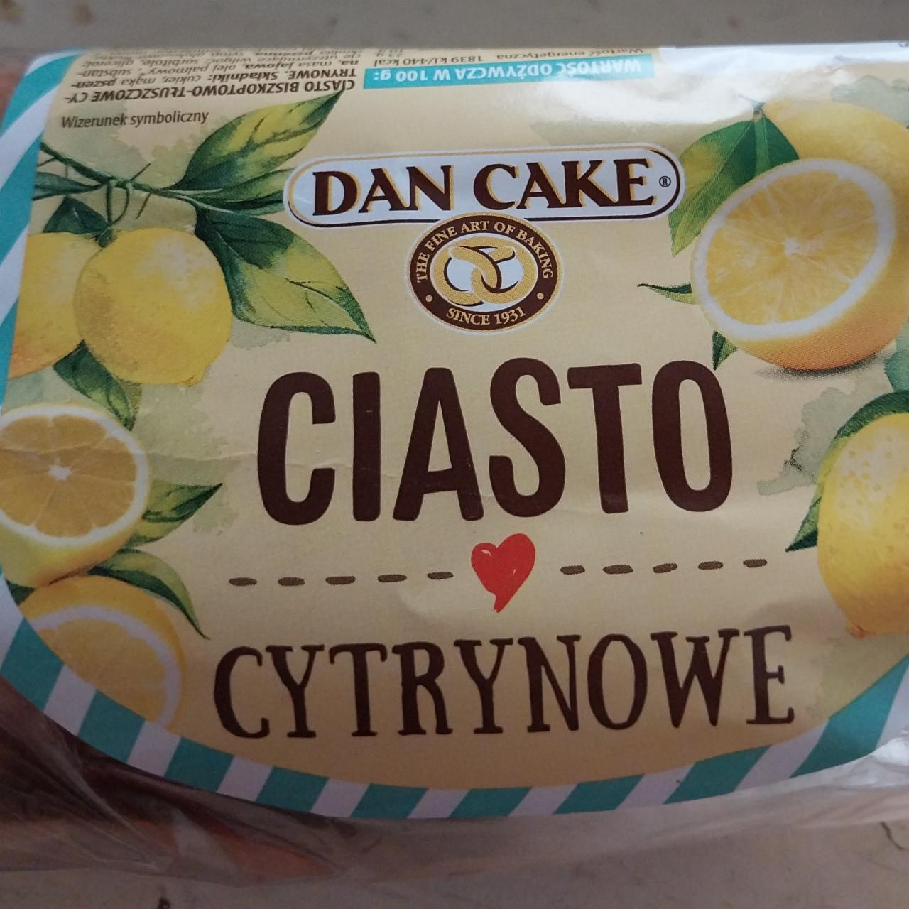 Zdjęcia - Dan Cake Ciasto cytrynowe 400 g