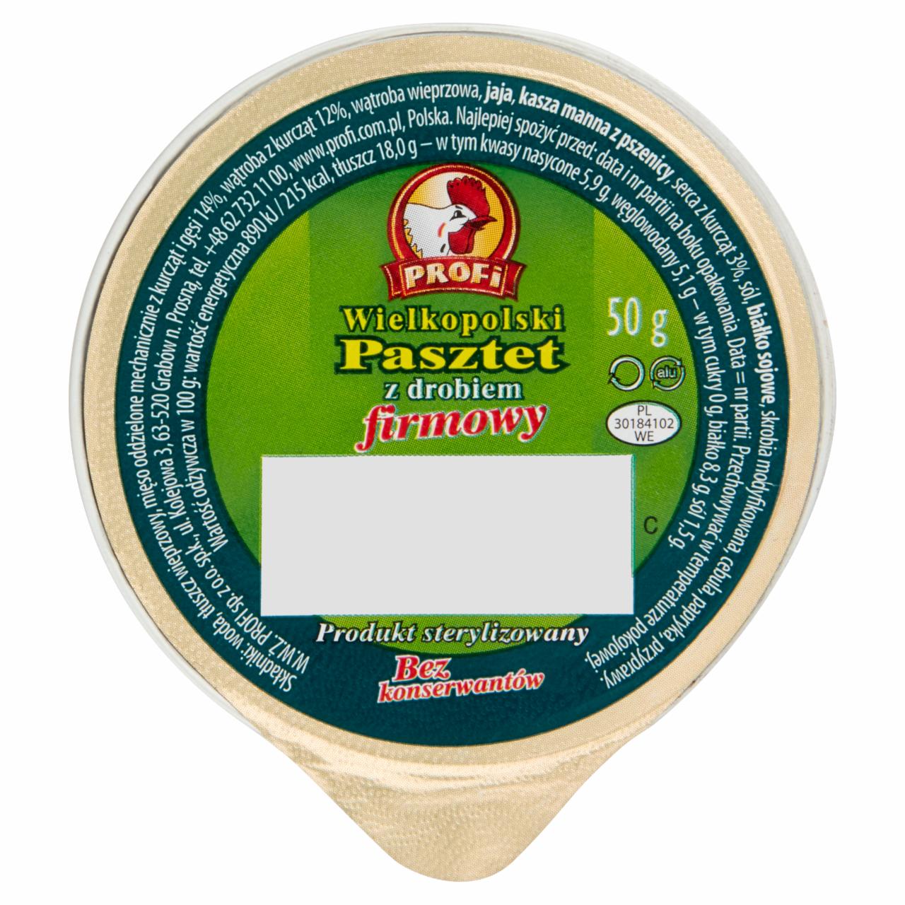 Zdjęcia - Profi Pasztet firmowy 50 g