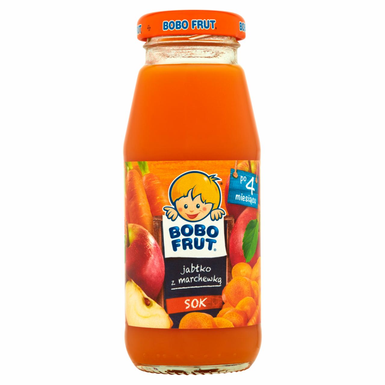 Zdjęcia - Bobo Frut Sok jabłko z marchewką po 4 miesiącu 175 ml