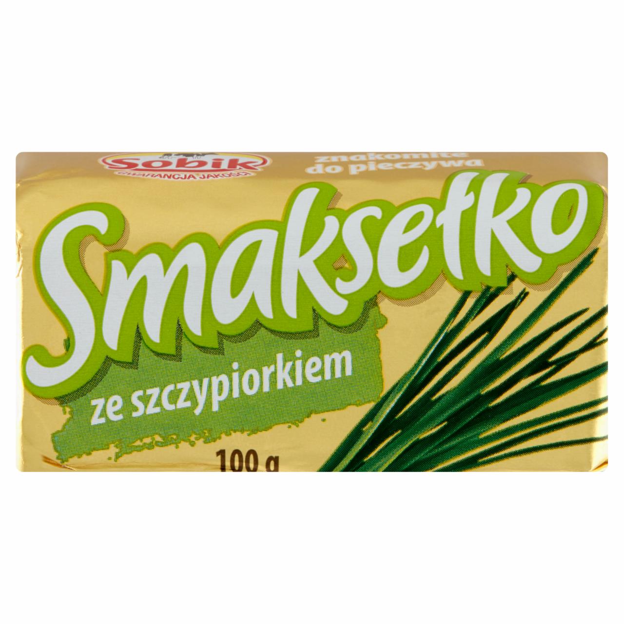 Zdjęcia - Sobik Smaksełko Mix tłuszczowy do smarowania ze szczypiorkiem 100 g