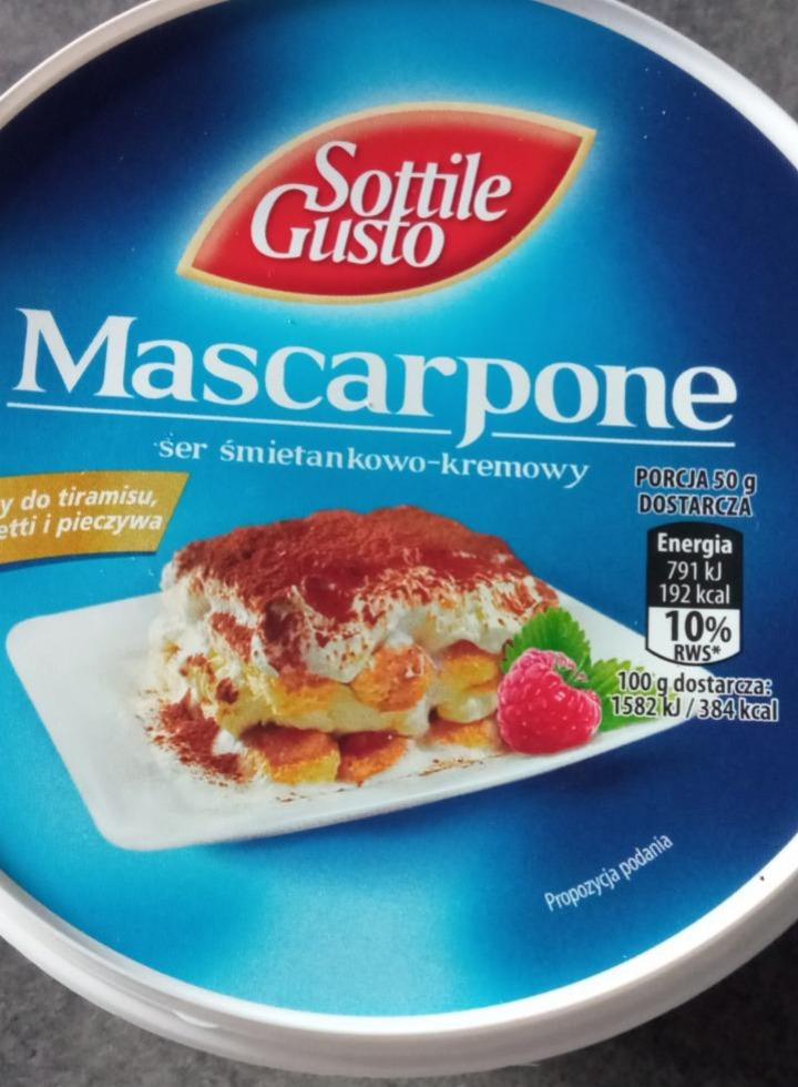 Zdjęcia - Mascarpone Sottile Gusto