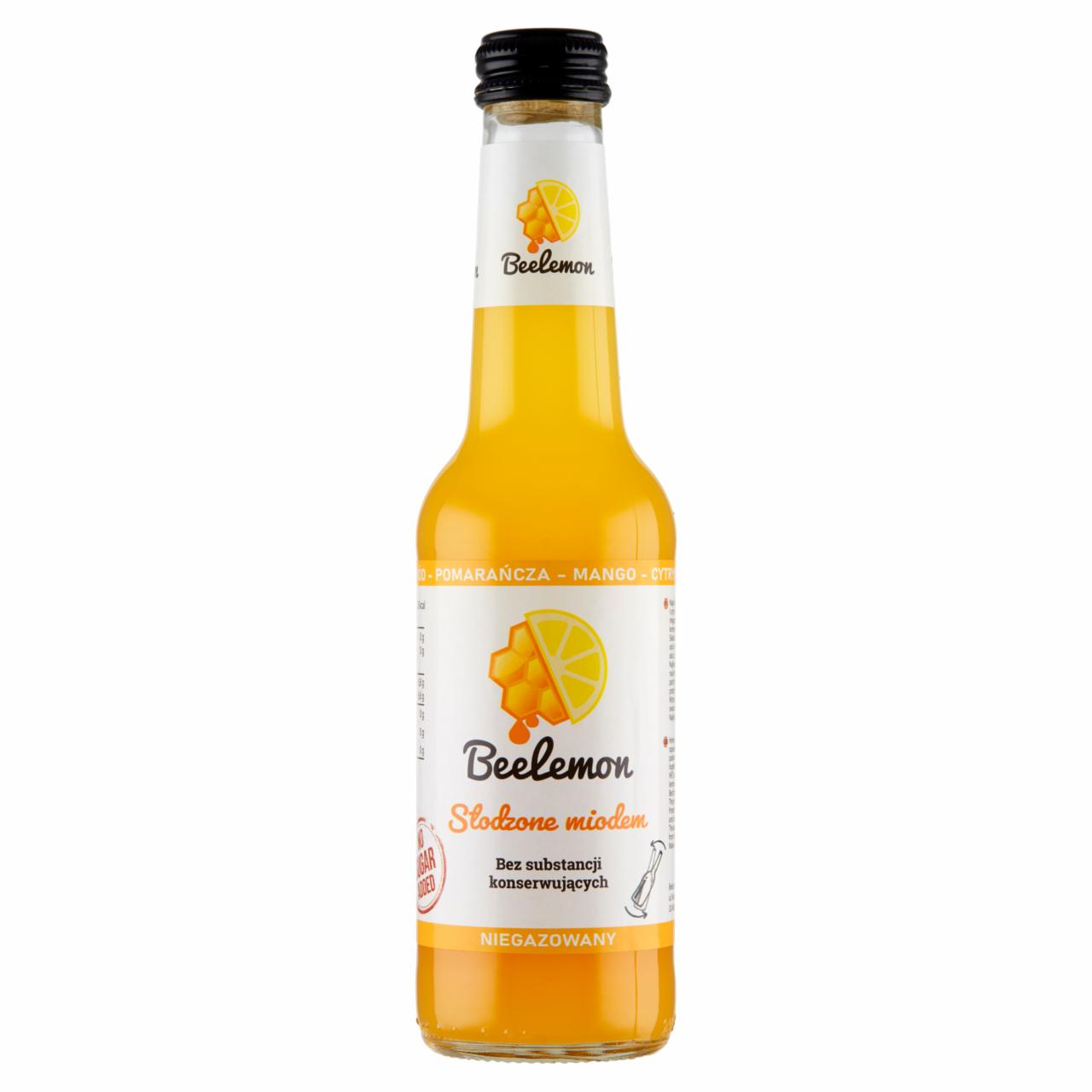 Zdjęcia - Beelemon Napój niegazowany miód pomarańcza mango cytryna 275 ml