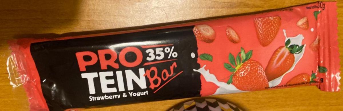 Zdjęcia - Protein bar 35% Strawberry & Yogurt