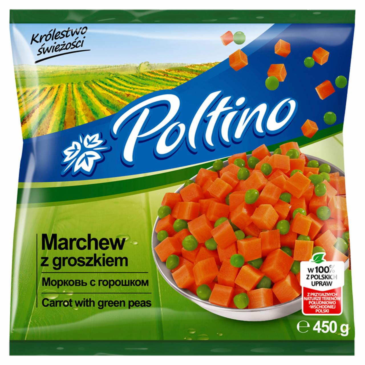 Zdjęcia - Poltino Marchew z groszkiem 450 g