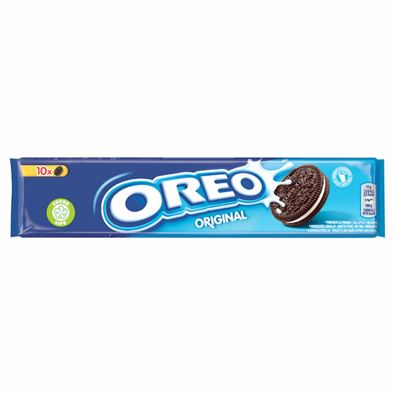 Zdjęcia - Oreo Original Ciastka kakaowe z nadzieniem o smaku waniliowym 110 g (10 sztuk)