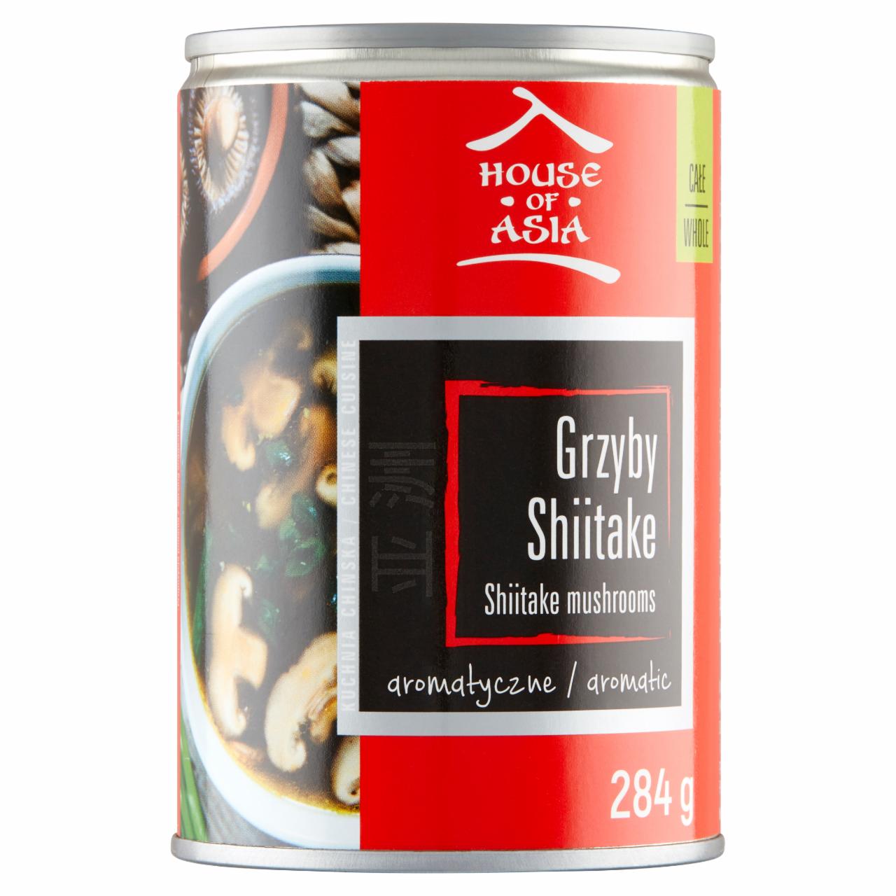 Zdjęcia - House of Asia Grzyby Shiitake aromatyczne całe 284 g