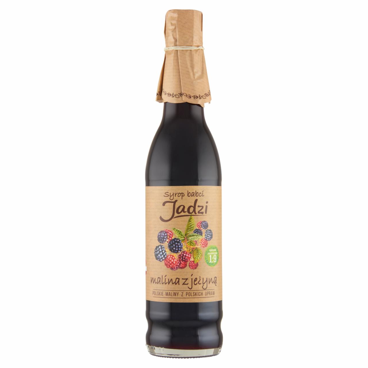 Zdjęcia - Syrop babci Jadzi malina z jeżyną 420 ml