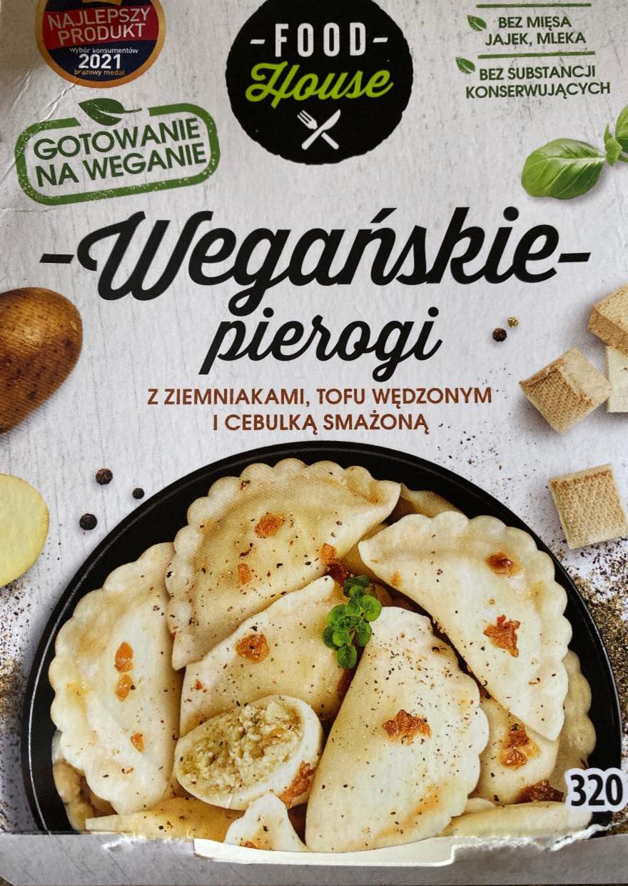 Zdjęcia - Wegańskie pierogi z ziemniakami tofu wędzonym i cebulką smażoną Food huse