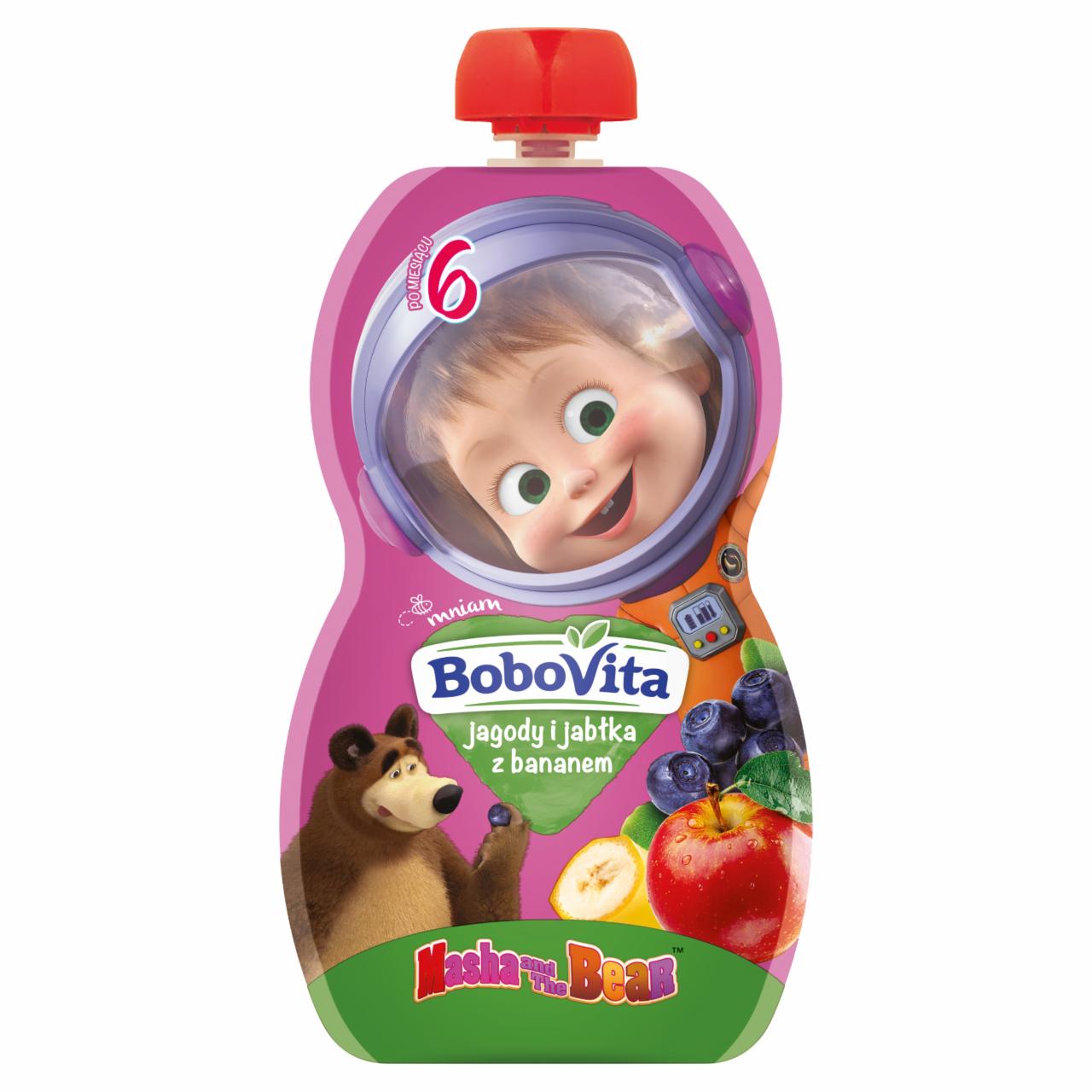 Zdjęcia - BoboVita Peppa Pig Mus jagody i jabłka z bananem po 6 miesiącu 100 g