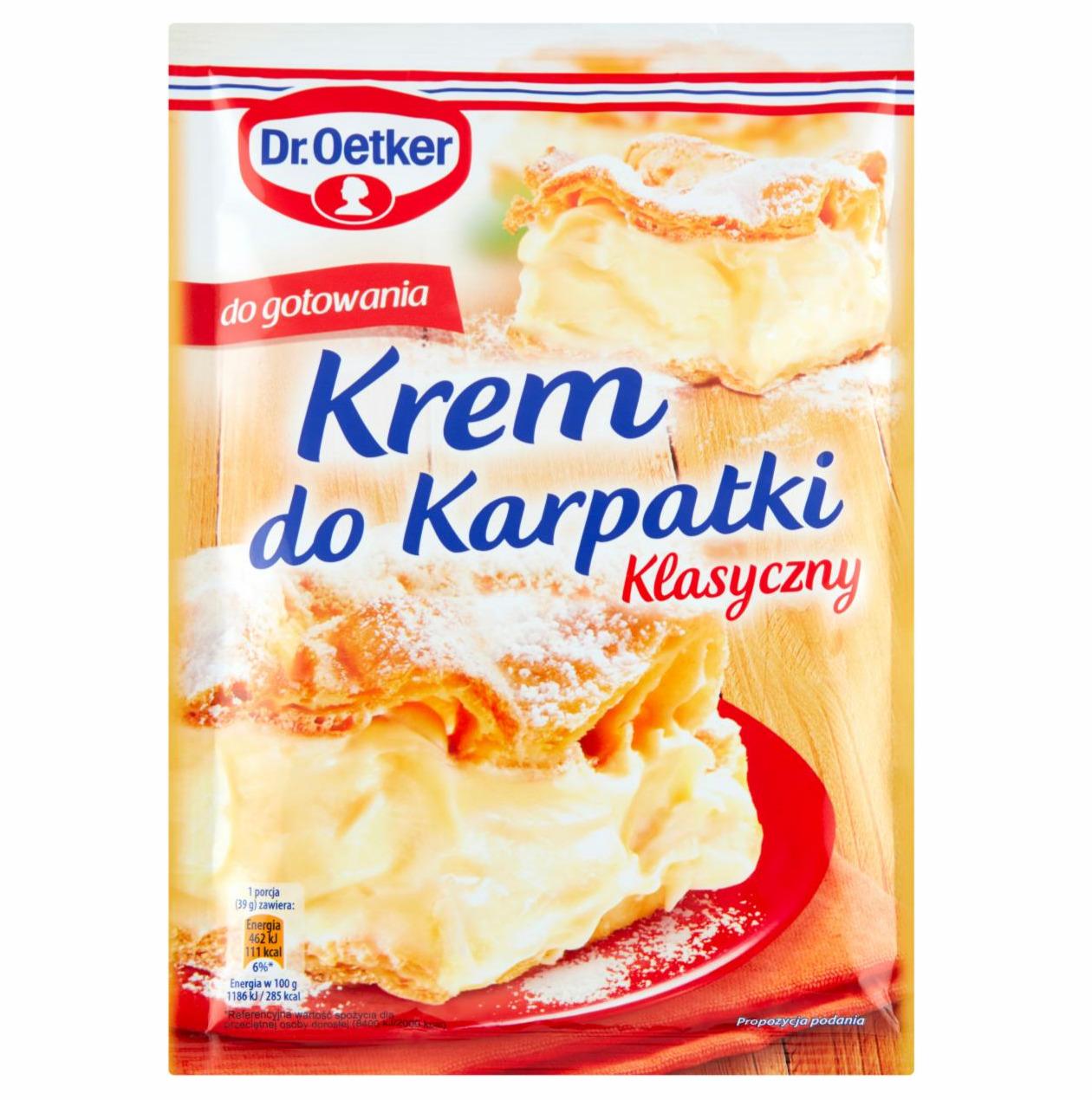 Zdjęcia - Dr. Oetker Krem do karpatki klasyczny 240 g