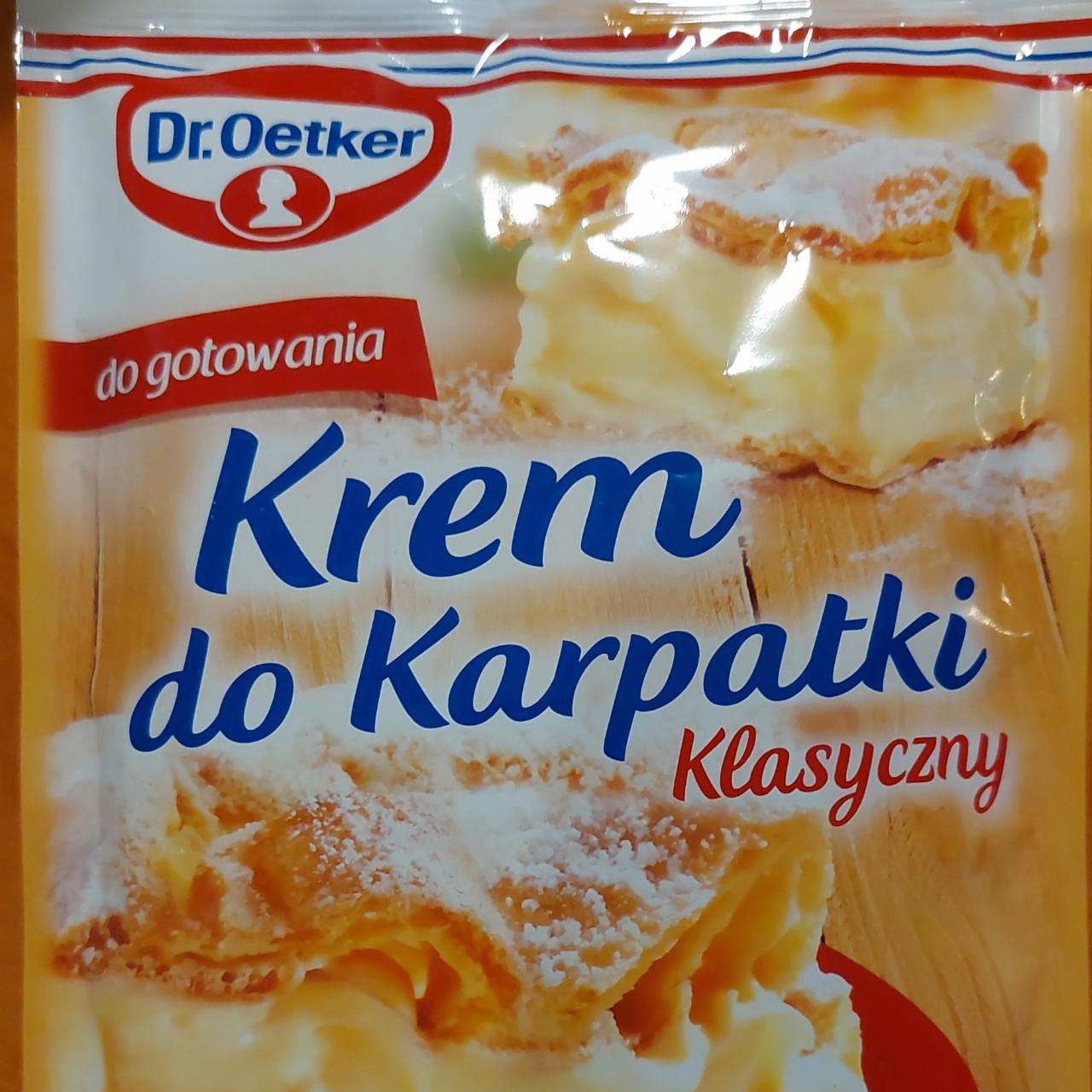 Zdjęcia - Dr. Oetker Krem do karpatki klasyczny 240 g