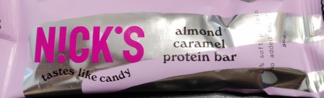 Zdjęcia - Almond caramel protein bar N!CK'S