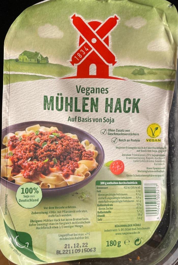 Zdjęcia - Veganes Mühlen Hack Rügenwalder Mühle