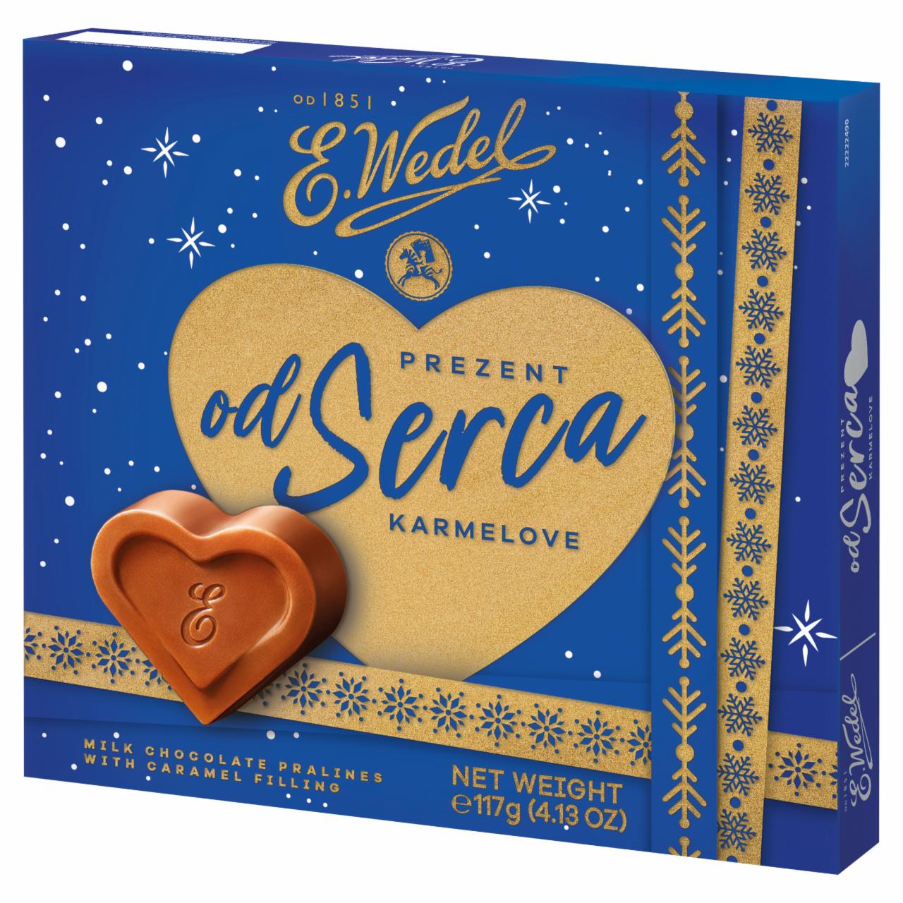 Zdjęcia - E. Wedel Od serca Praliny karmelove 117 g