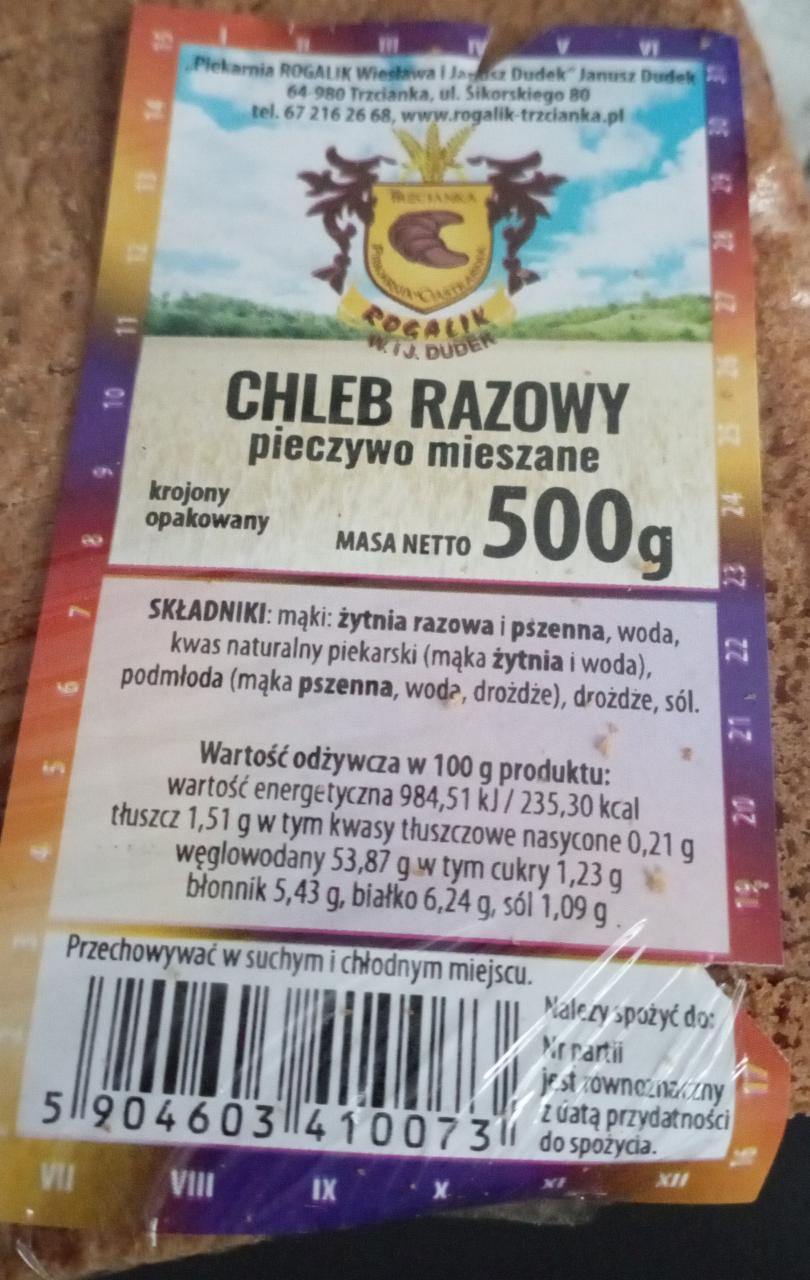 Zdjęcia - chleb razowy pieczywo mieszane Rogalik