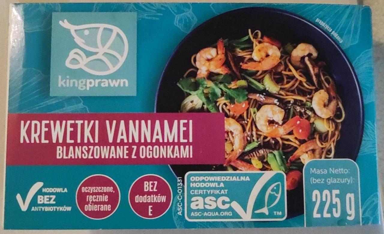 Zdjęcia - Krewetki vannamei blanszowanie z ogonkami Kingprawn