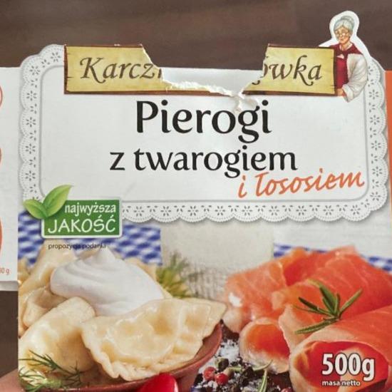 Zdjęcia - Pierogi z łososiem i twarogiem Karczma Bukówka