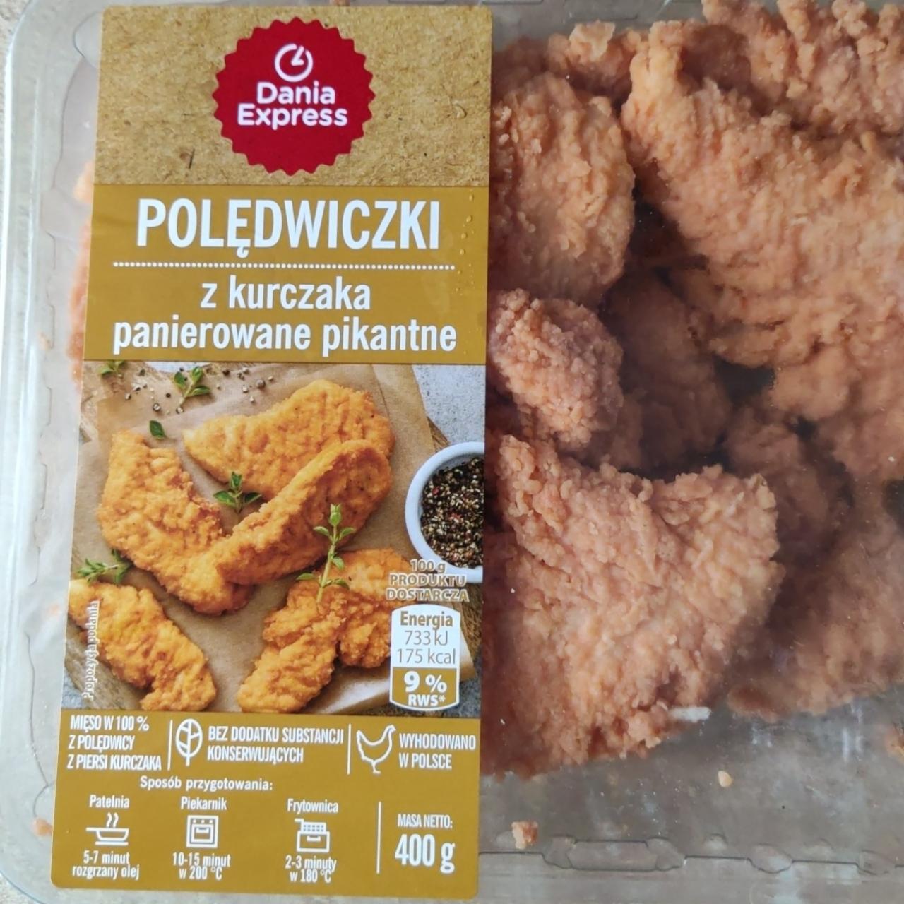 Zdjęcia - Polędwiczki z kurczaka panierowane pikantne Dania express