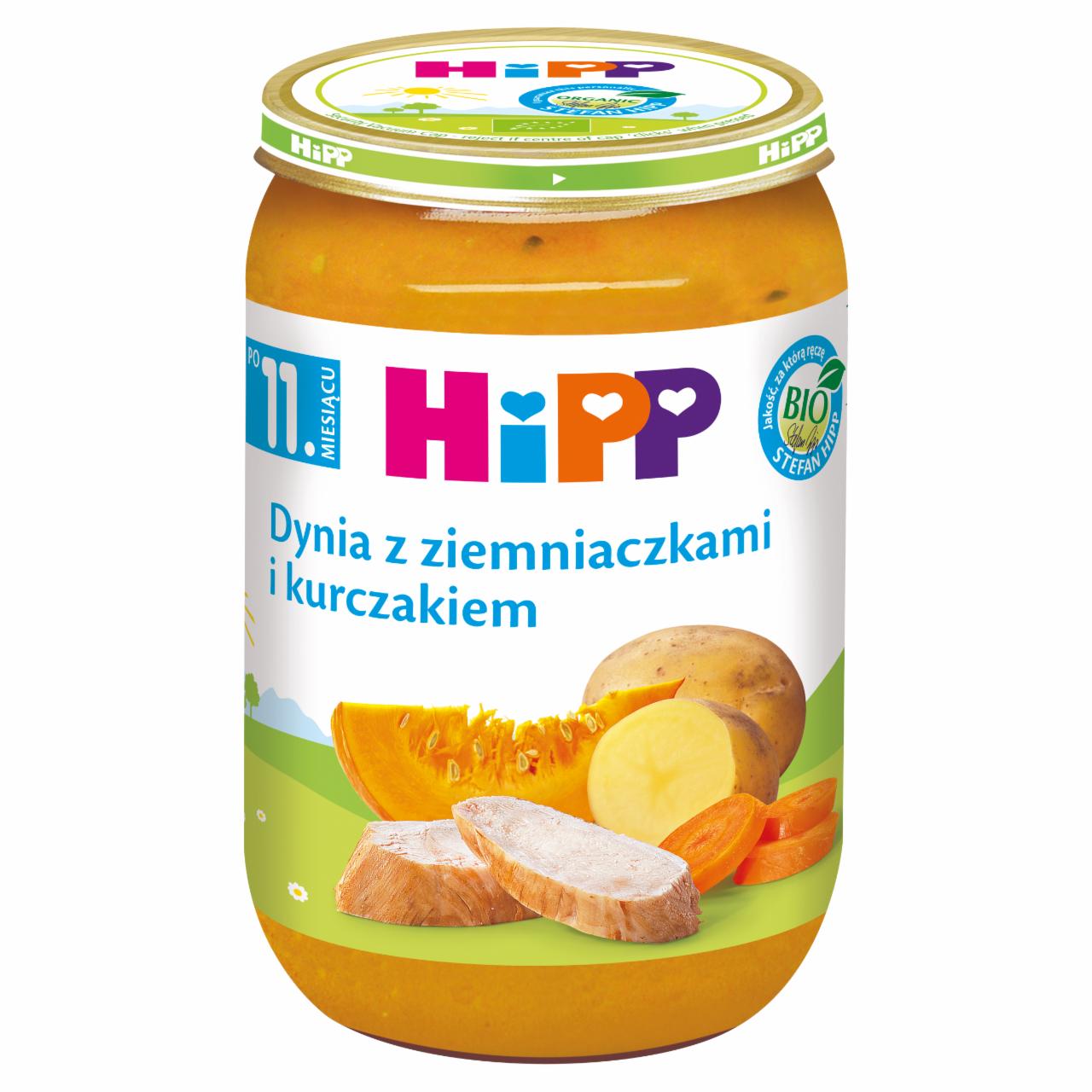 Zdjęcia - HiPP BIO Dynia z ziemniaczkami i kurczakiem po 11. miesiącu 220 g