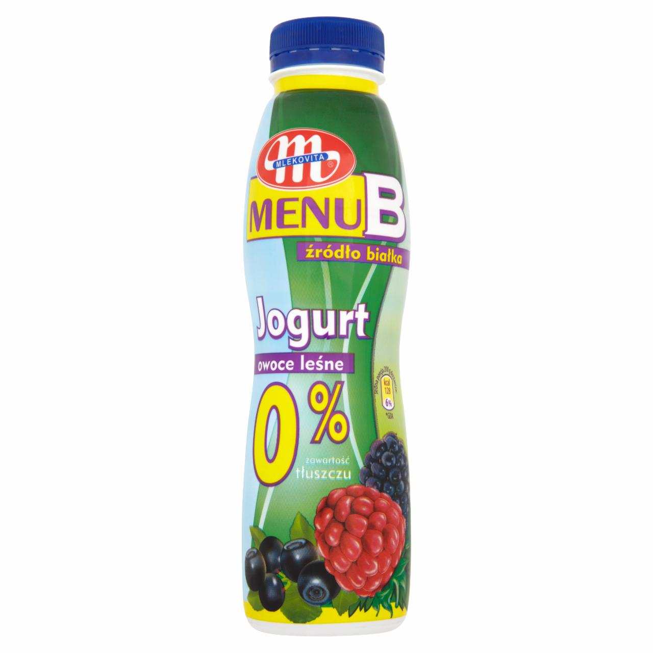 Zdjęcia - Mlekovita Menu B Jogurt owoce leśne 400 g