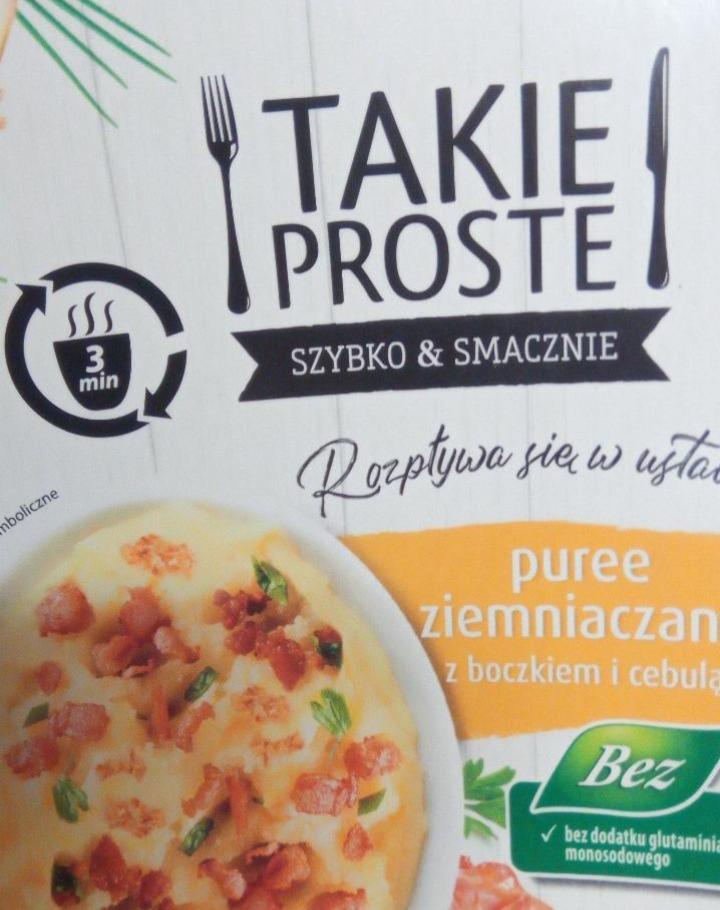 Zdjęcia - Takie Proste Puree ziemniaczane z boczkiem i cebulką