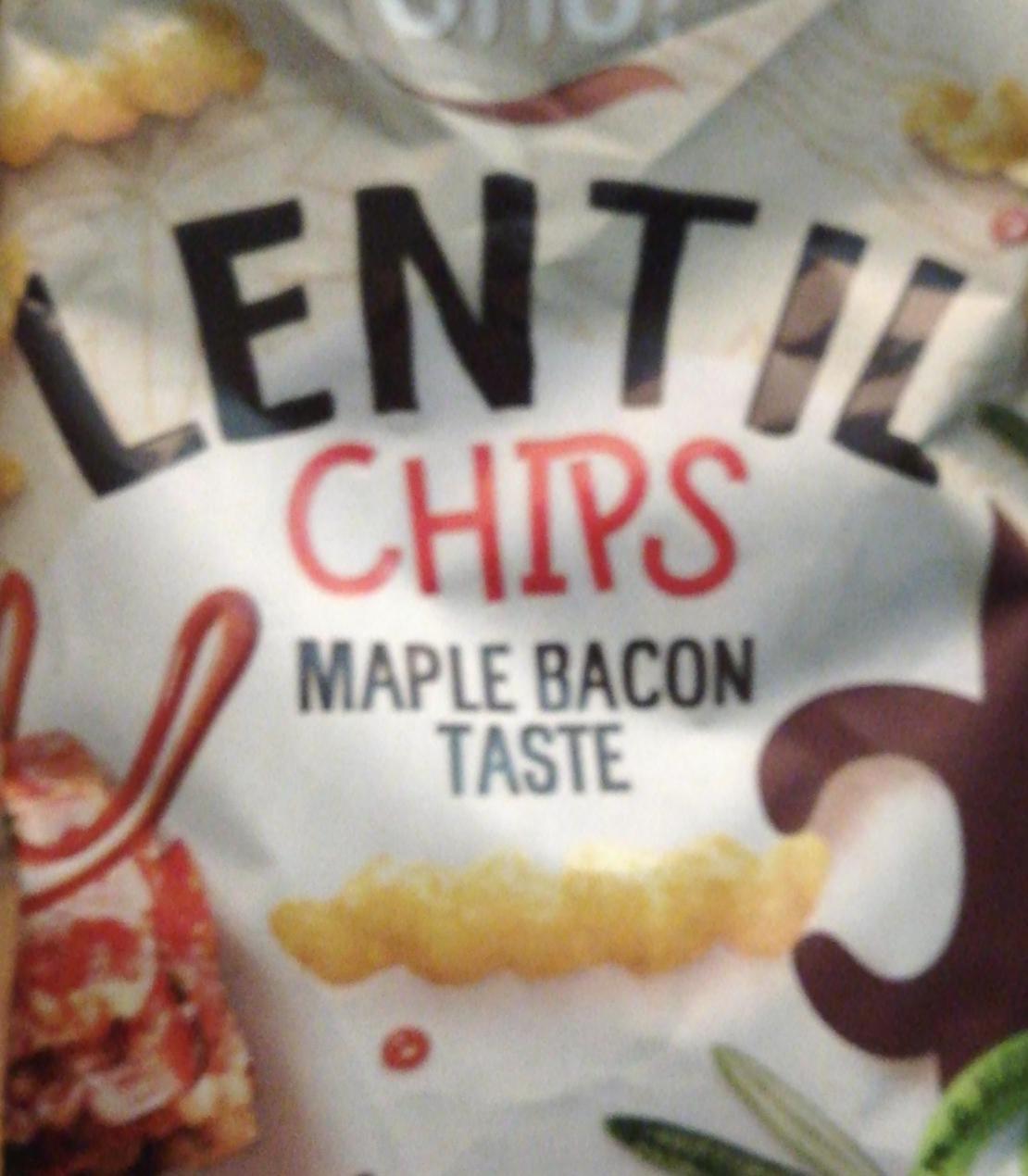 Zdjęcia - Lentil chips maple bacon taste oho!