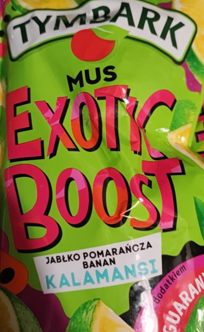 Zdjęcia - Tymbark Exotic Boost Mus jabłko pomarańcza banan kalamansi 200 g