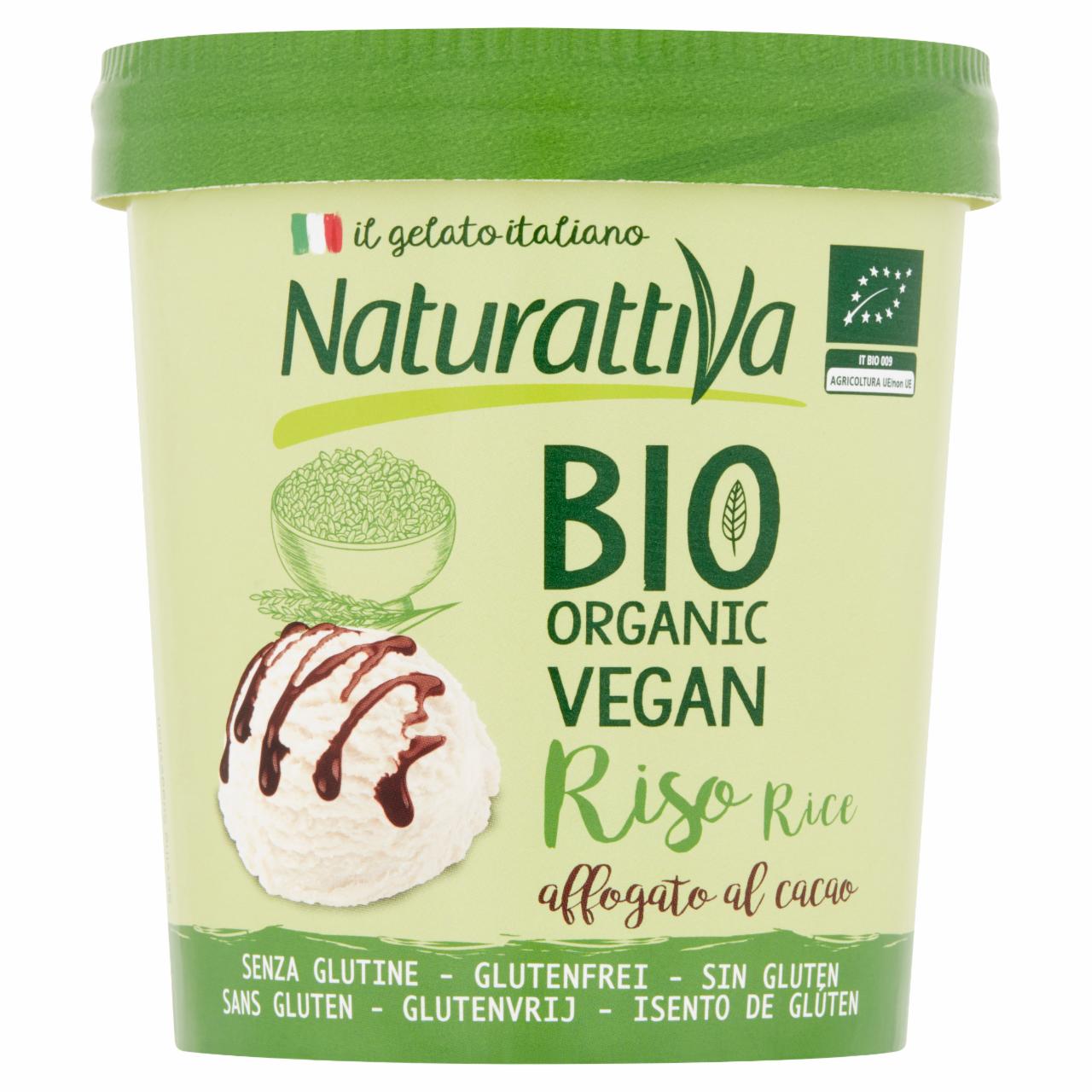 Zdjęcia - Naturattiva Lody roślinne na bazie ryżu z kakao 750 ml