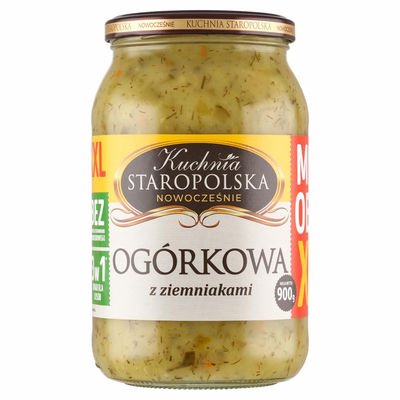 Zdjęcia - Kuchnia Staropolska Ogórkowa z ziemniakami 900 g