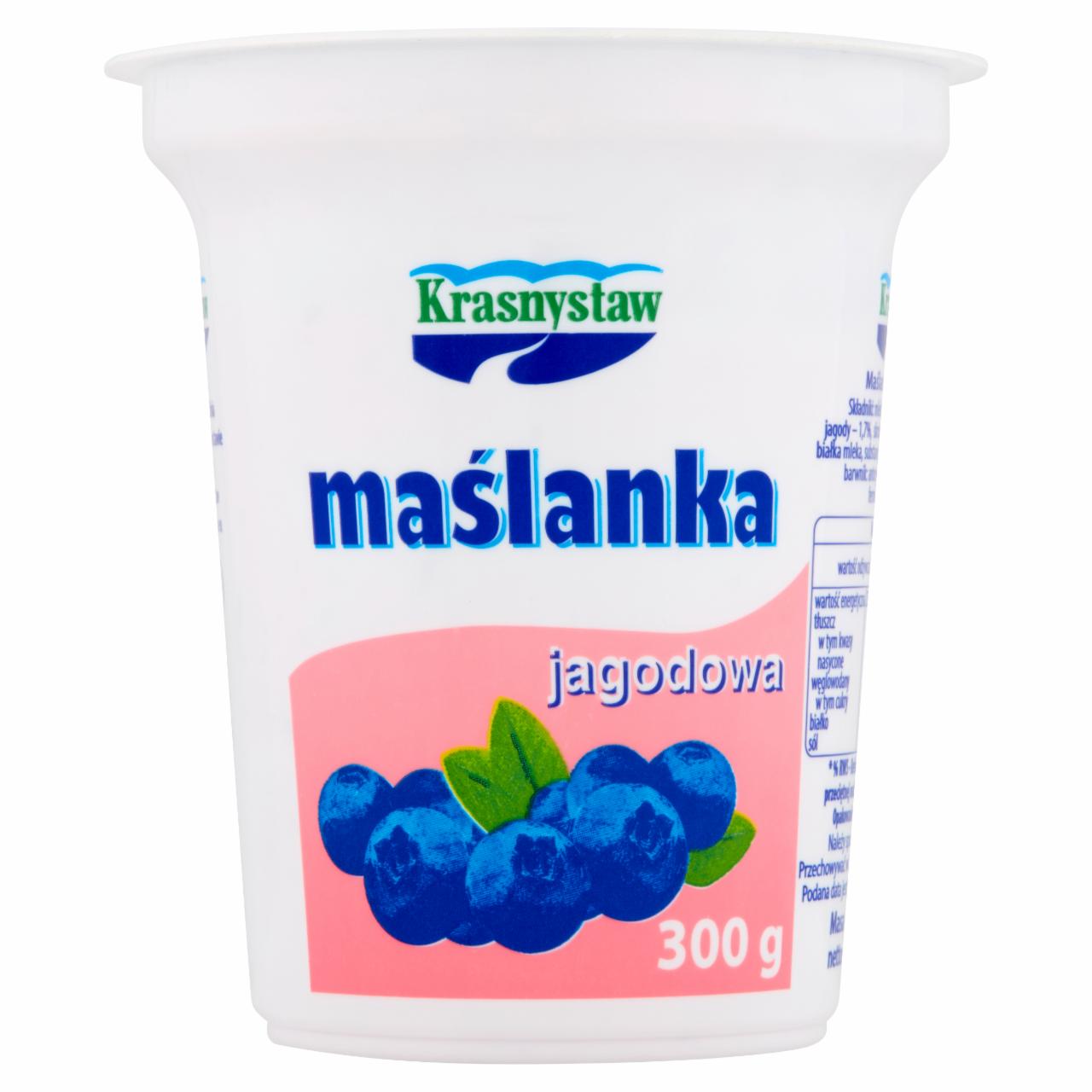 Zdjęcia - Krasnystaw Maślanka jagodowa 300 g