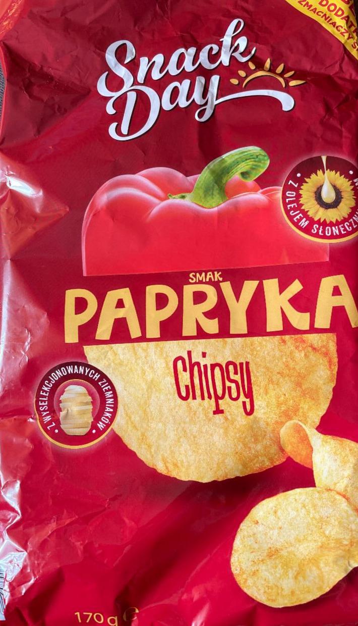 Zdjęcia - Chipsy papryka Snack day