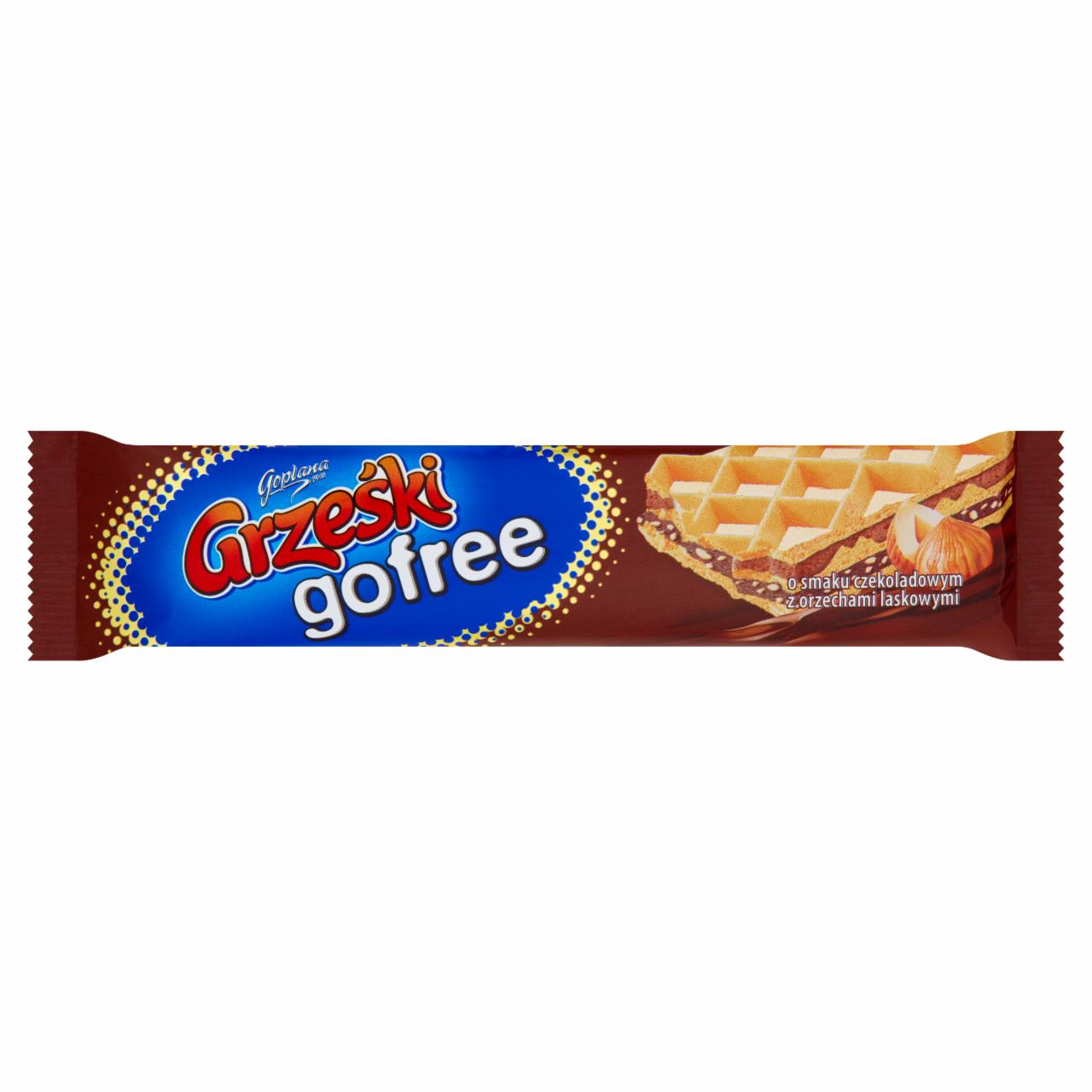 Zdjęcia - Grześki gofree Wafel smak czekolada z orzechami 33 g