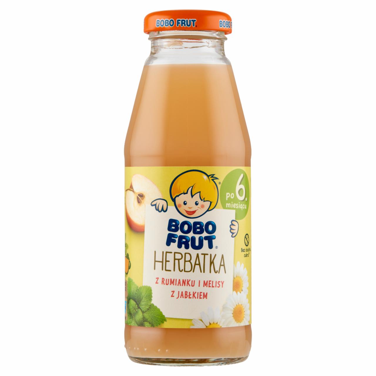 Zdjęcia - Bobo Frut Herbatka z rumianku i melisy z jabłkiem po 6. miesiącu 300 ml