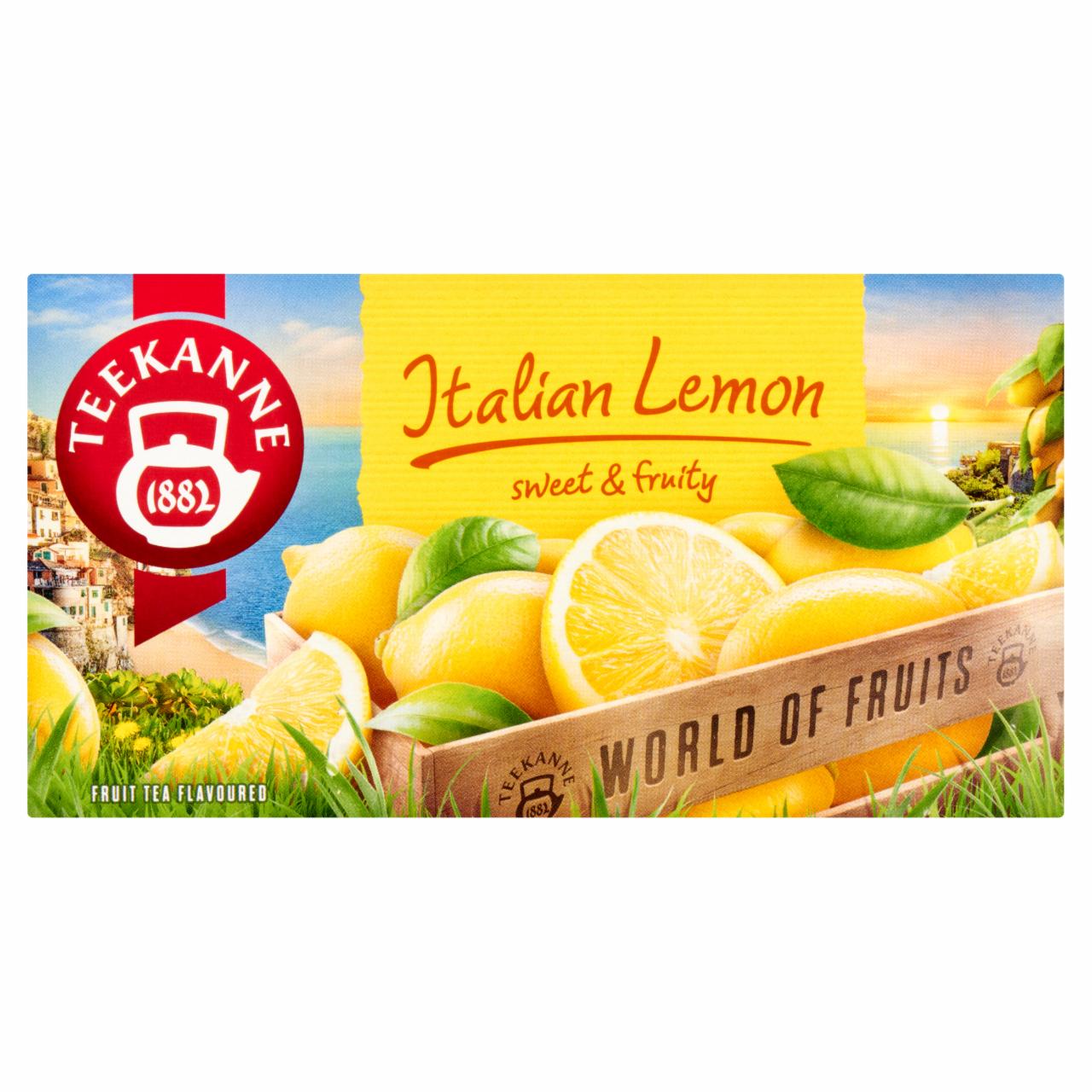 Zdjęcia - Teekanne World of Fruits Italian Lemon Mieszanka herbatek owocowych 40 g (20 x 2 g)