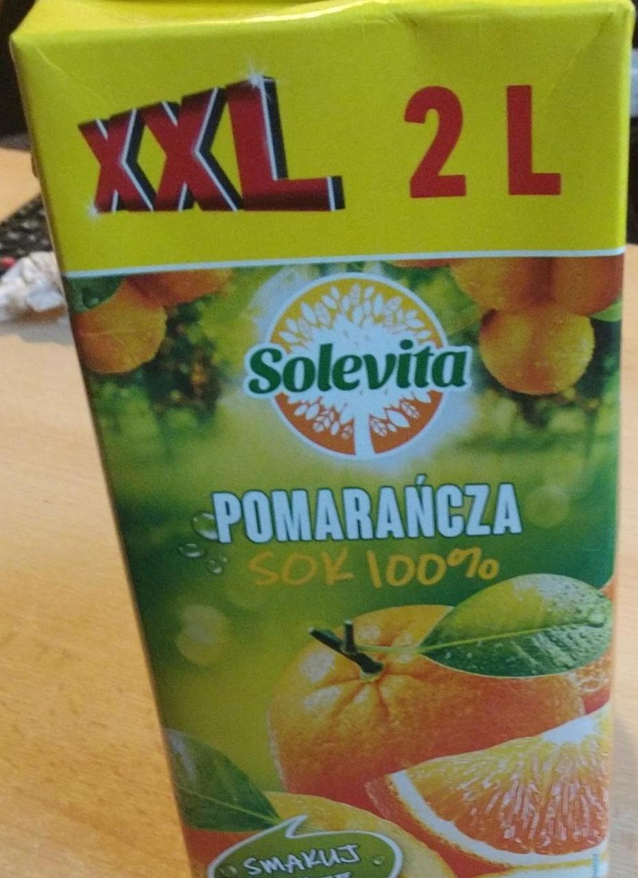 Zdjęcia - Pomarańcza sok 100% Solevita