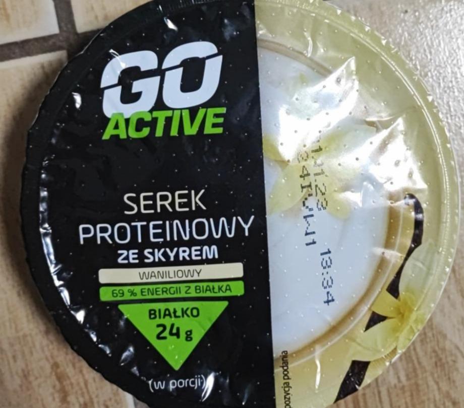 Zdjęcia - Serek proteinowy ze skyrem waniliowy Go Active