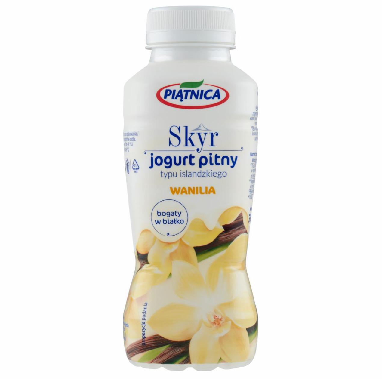 Zdjęcia - Skyr jogurt pitny typu islandzkiego wanilia Piątnica