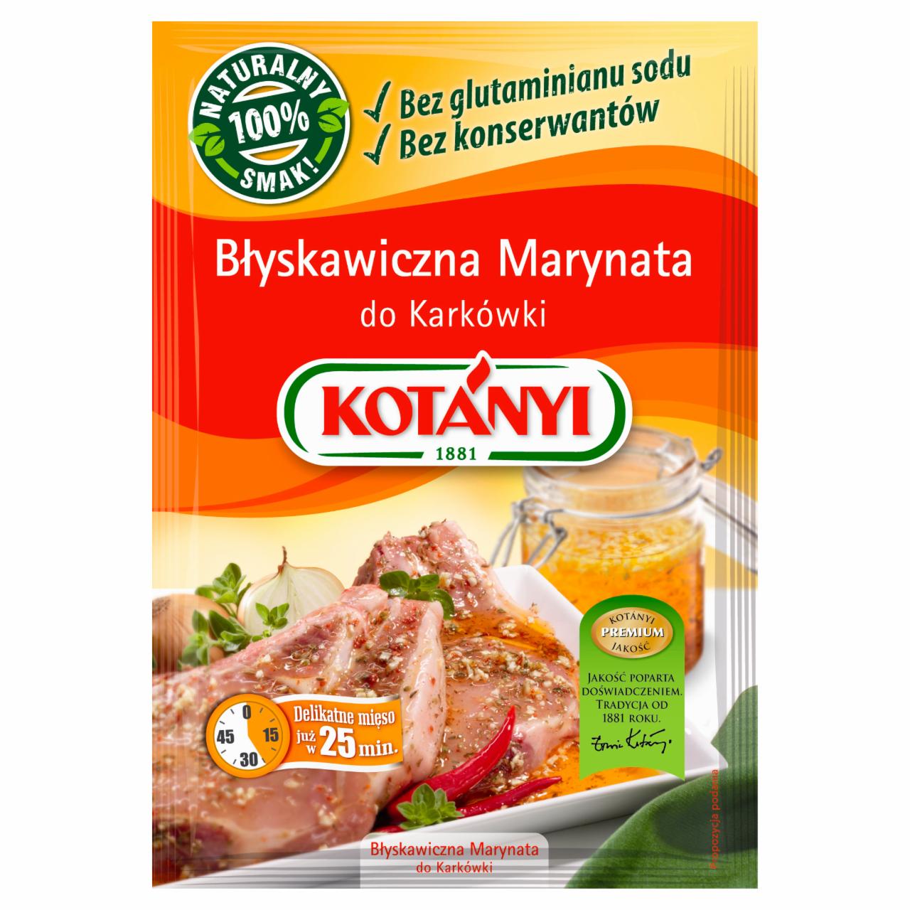 Zdjęcia - Kotányi Błyskawiczna marynata do karkówki 40 g