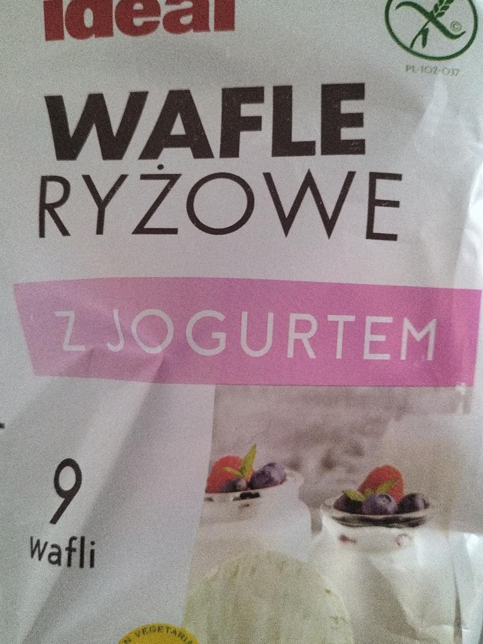 Zdjęcia - Wafle ryżowe z jogurtem Ideal