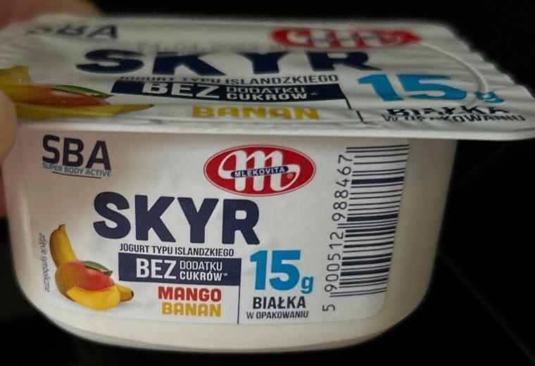 Zdjęcia - skyr jogurt typu islandzkiego mango banan mlekovita