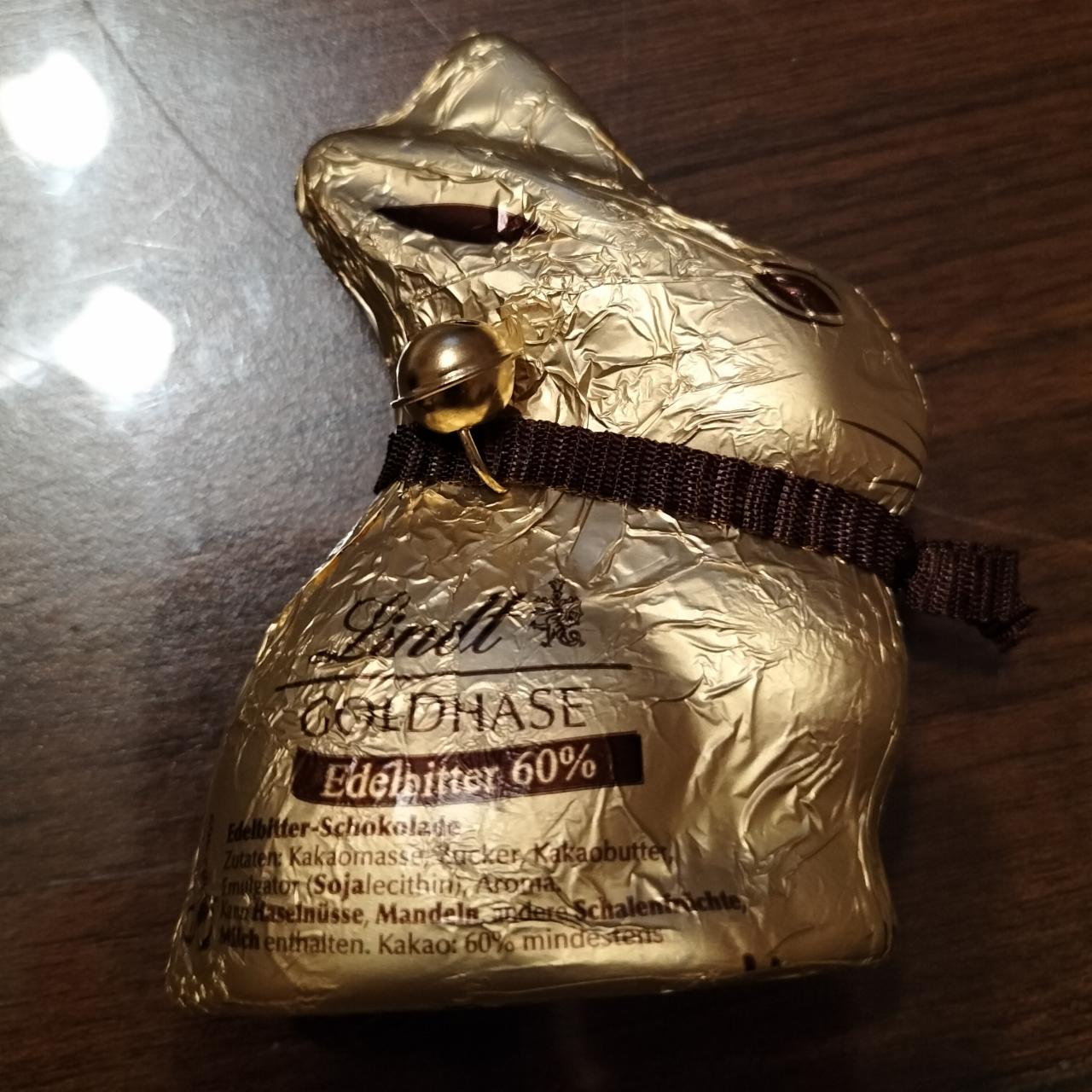 Zdjęcia - Goldhase edelbitter 60% Lindt