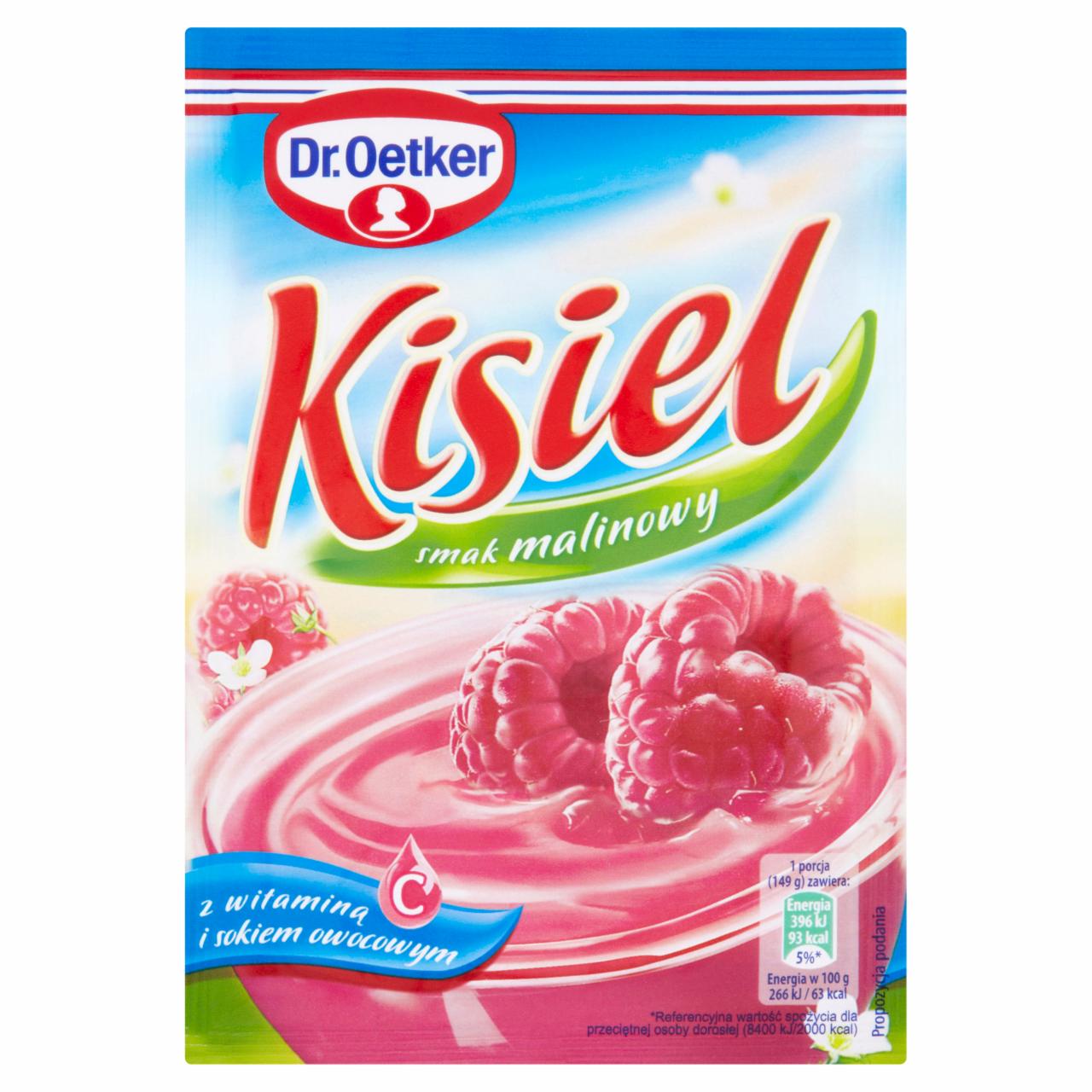 Zdjęcia - Dr. Oetker Kisiel smak malinowy 38 g