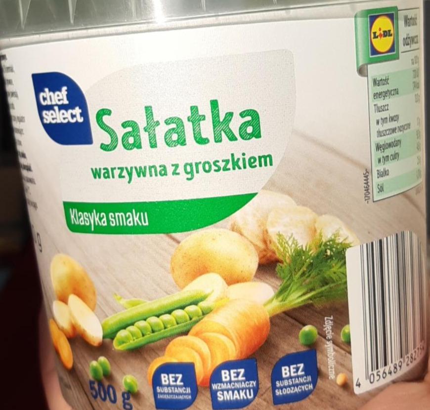 Zdjęcia - Sałatka warzywna z groszkiem chef select