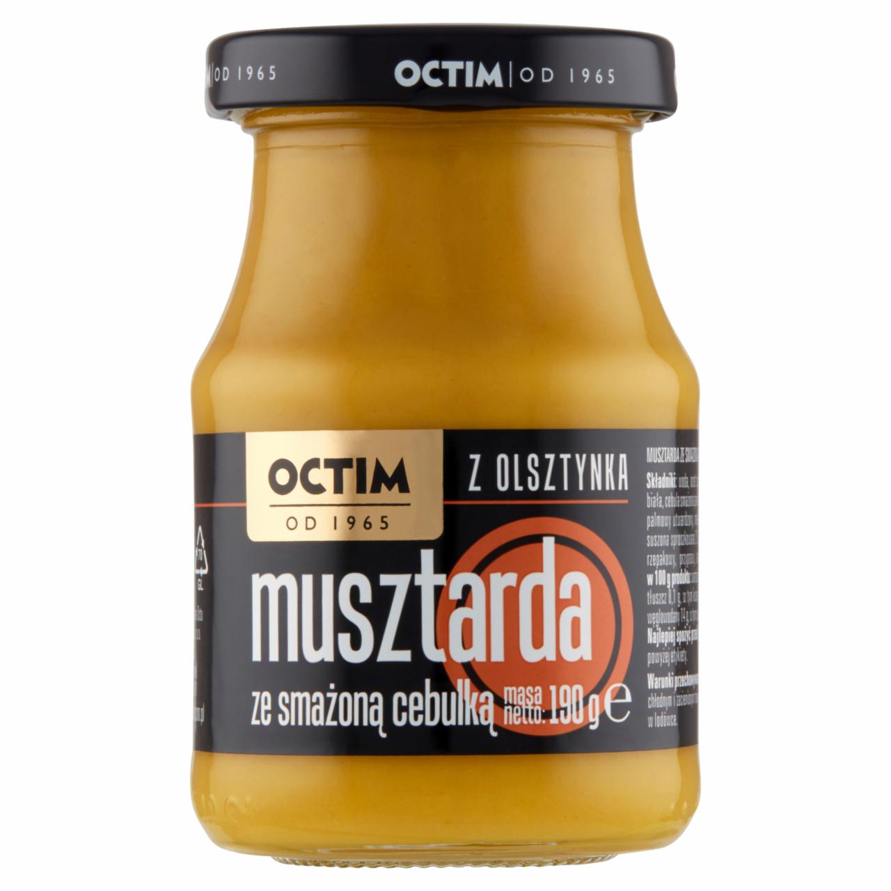 Zdjęcia - Octim Musztarda ze smażoną cebulką 190 g