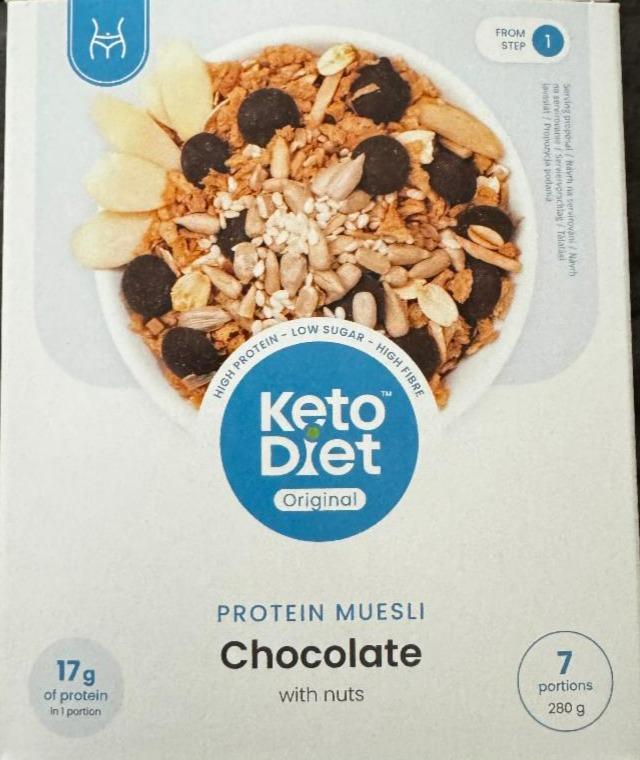 Zdjęcia - Protein muesli chocolate with nuts KetoDiet