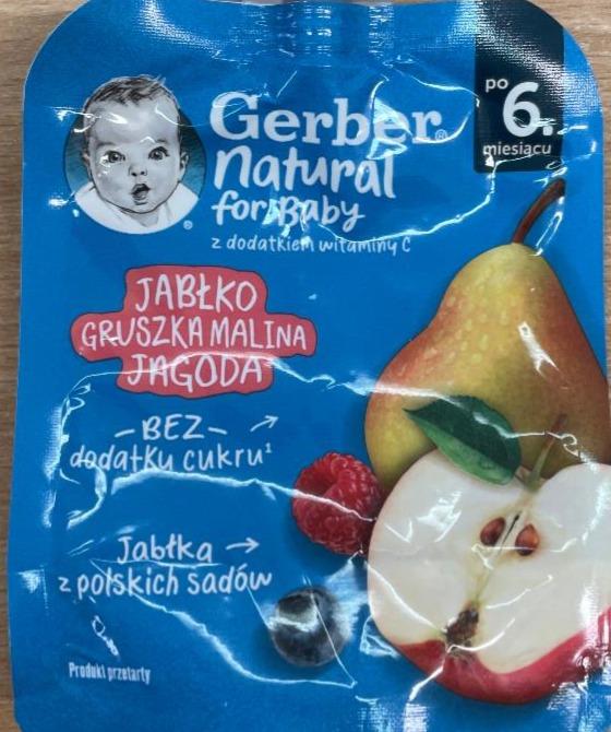 Zdjęcia - Jabłko gruszka malina jagoda Gerber