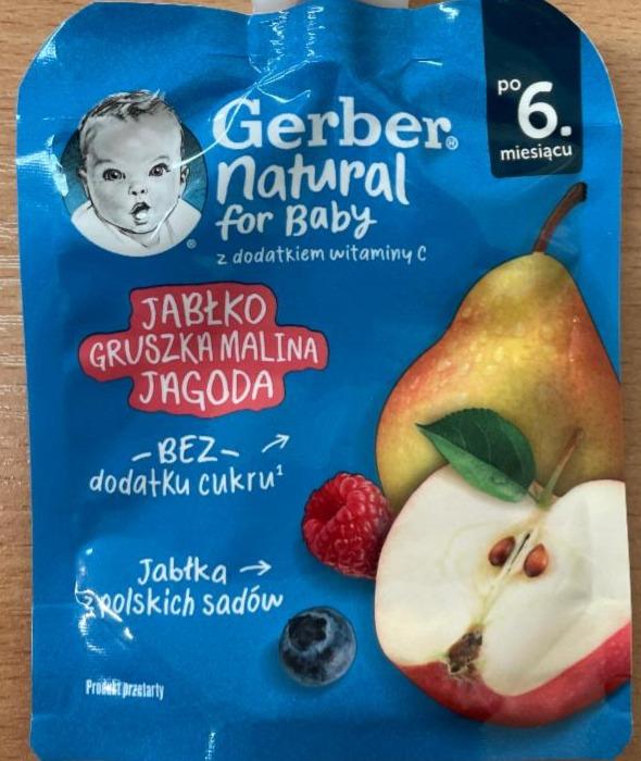 Zdjęcia - Jabłko gruszka malina jagoda Gerber